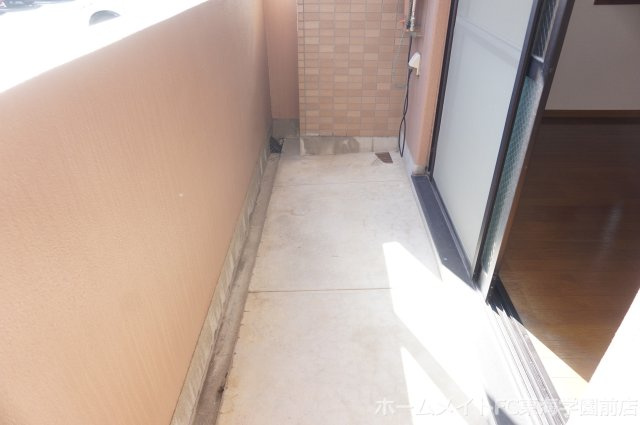 熊本市中央区本山町の賃貸マンションのバルコニー