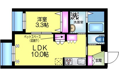 仮　南小岩５丁目メゾンの間取り|★１フロア２住戸★