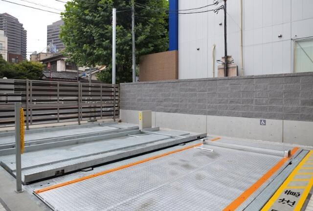 品川イーストの駐車場| 駐車場です