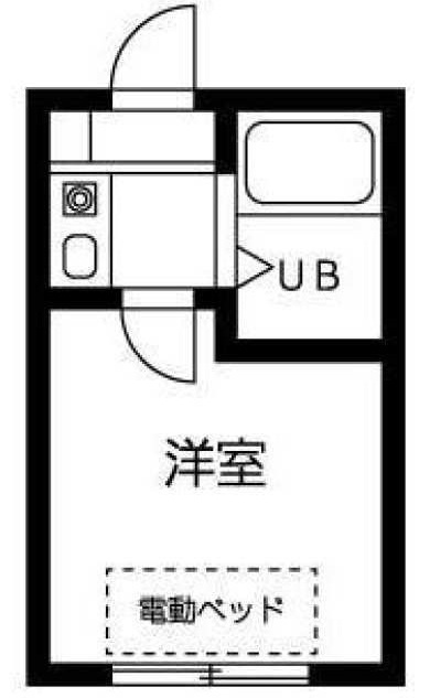 第１６紀州ハイツの間取り|間取りです。