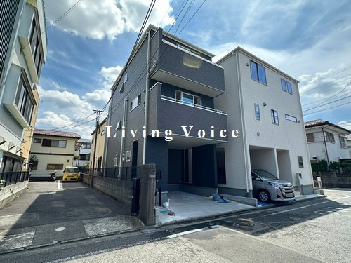 【外観】 | 【仲介手数料０円】相模原市中央区横山2丁目　新築一戸建て　全3棟 | 全体　相模原市中央区横山2丁目　新築一戸建て　全3棟