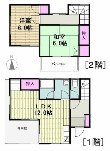 【間取り】 | 茅ヶ崎市白浜町中古戸建