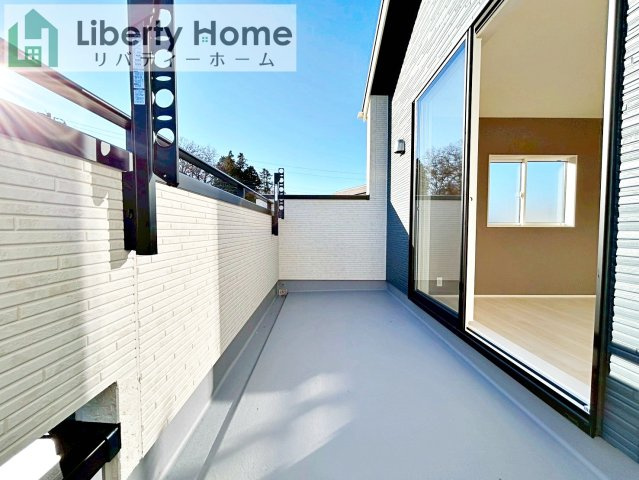 水戸市姫子1丁目　新築戸建のバルコニー