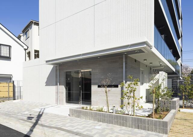 ベルシード王子神谷のエントランス| 建物の外側です