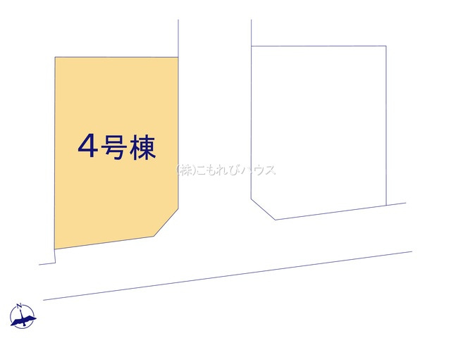 鴻巣松原　2期　新築一戸建て　リーブルガーデン　04の区画図|4号棟