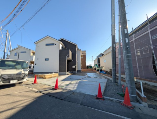 【前面道路含む現地写真】 | フォーセール前橋市第3富士見町時沢ー①