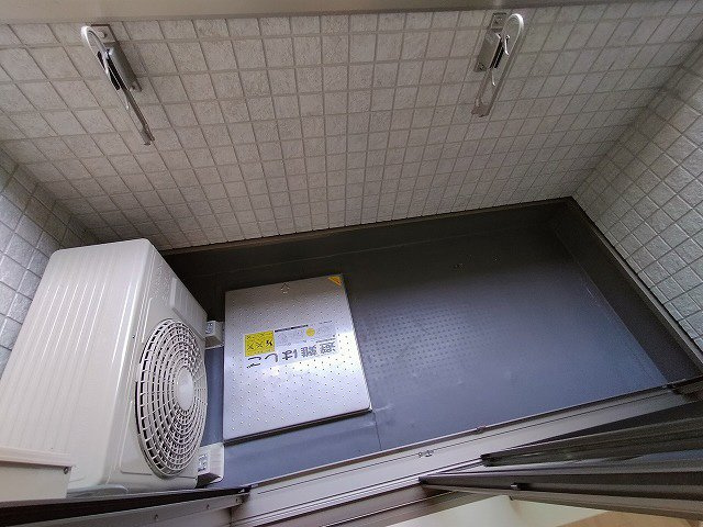 神戸市須磨区妙法寺字道正川のアパートのバルコニー|バルコニー