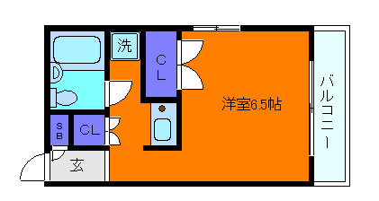 ＮＯＢＳＵＮ阪急六甲の間取り
