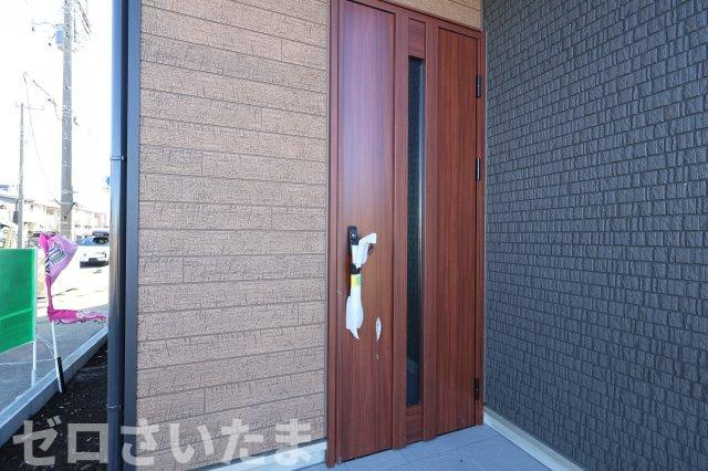《仲介手数料無料》岩槻区大字平林寺1524新築一戸建てハートフルタウンの玄関