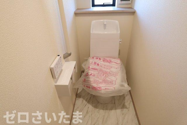 《仲介手数料無料》岩槻区大字平林寺1524新築一戸建てハートフルタウンのトイレ