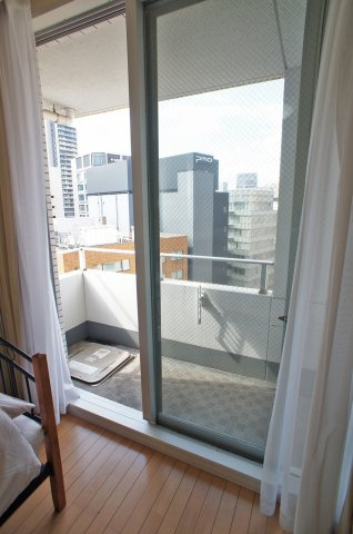 スカイコート浜松町壱番館のバルコニー