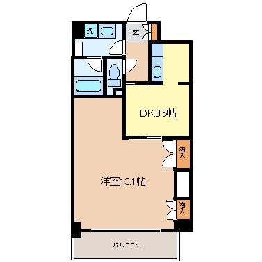 【間取り】 | アクシスシャトー西長堀