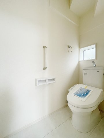 新築戸建・建売　郡山市台新二丁目　耐震＋制震　大成小・郡山一中のトイレ