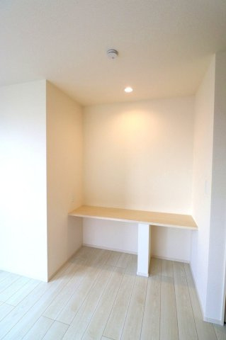 新築戸建・建売　郡山市台新二丁目　耐震＋制震　大成小・郡山一中の内装|カウンター付きなのでインテリアを飾ったり、ちょっとした作業スペースなどに便利☆