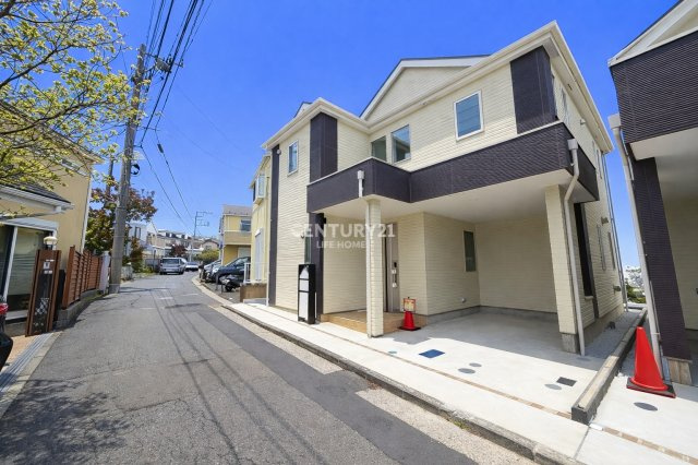 【外観】 | 横浜市鶴見区上の宮２丁目　新築戸建　全2棟 | 落ち着いた雰囲気の外観です