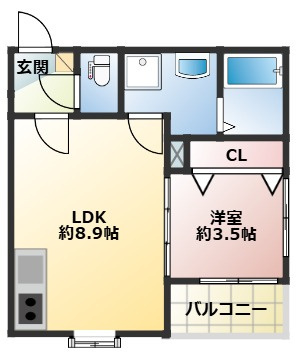 Riva鳥栖本町【キャッシュバック対象物件】の間取り