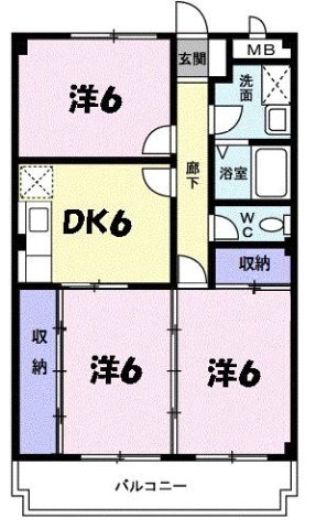 ウエストコートＴＡＮＩＧＡＭＩの間取り
