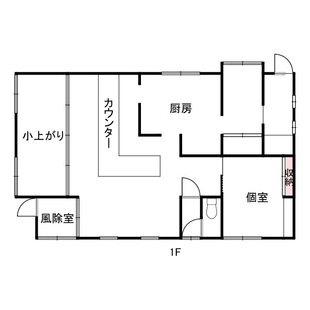 新栄町20-9店舗の間取り