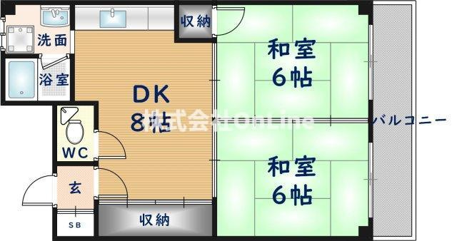 エメラルドマンションの間取り