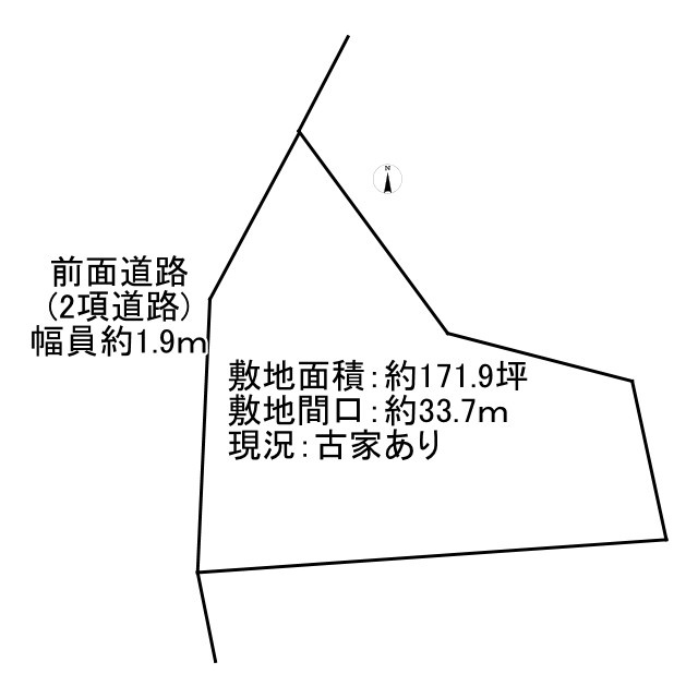 和泉市久井町土地の土地図