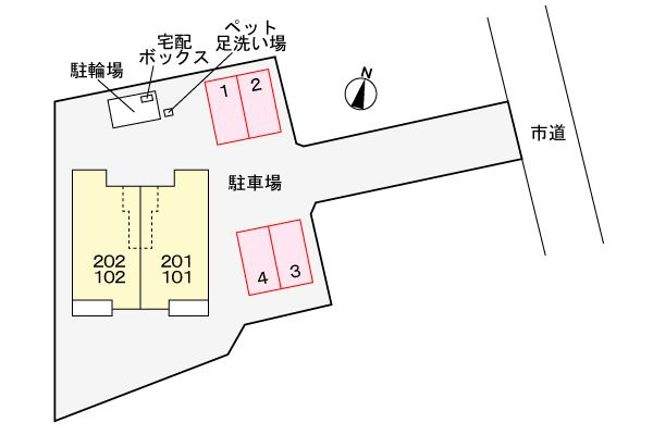 コルマール　　刈谷市の賃貸はクラスホーム刈谷店の駐車場