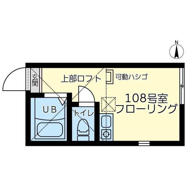 横浜市南区六ツ川１丁目のアパートの間取り