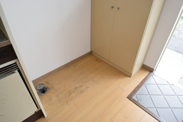 プリムラの玄関|室内洗濯機置き場