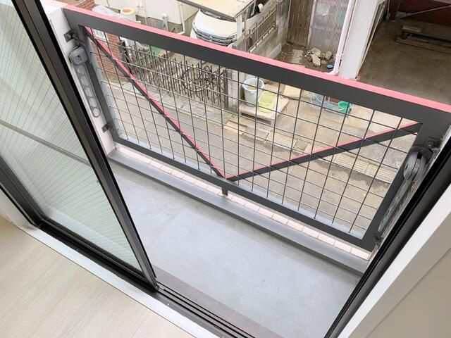 ラフィーネひばりヶ丘のバルコニー