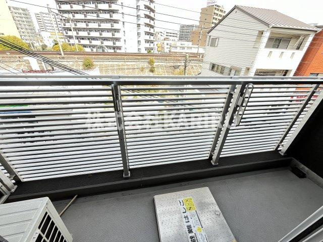 レクシア京橋のバルコニー