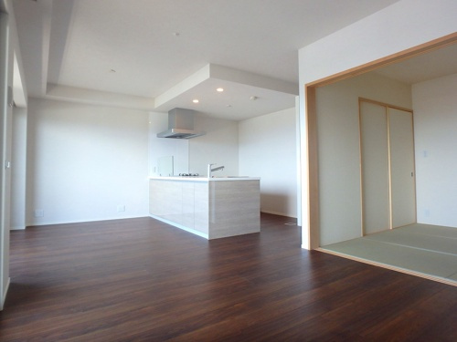 熊本市中央区大江２丁目の賃貸マンションの居間・リビング