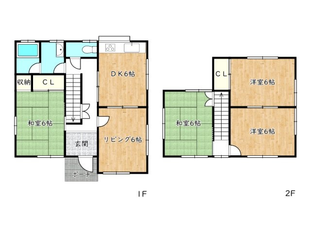 【間取り】 | 揖保郡太子町東南／中古戸建