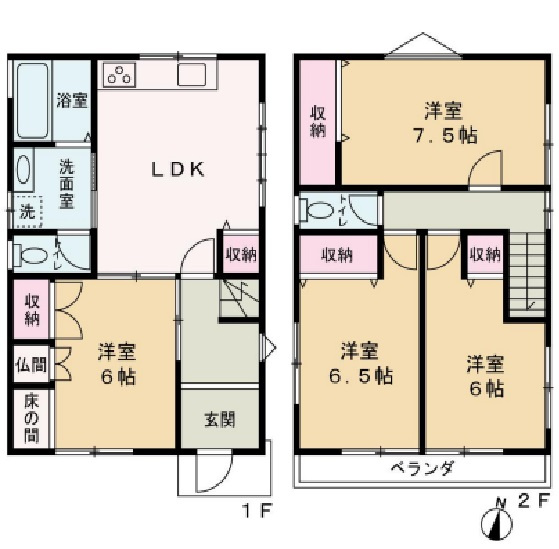 【間取り】 | 間取りは4LDKになります。