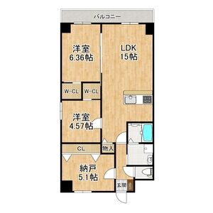 GROOVE上甲子園レジデンスの間取り