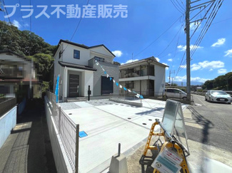 【外観】 | 完成しました。物件内部もご見学頂けます。プラス不動産販売にお任せ下さい。