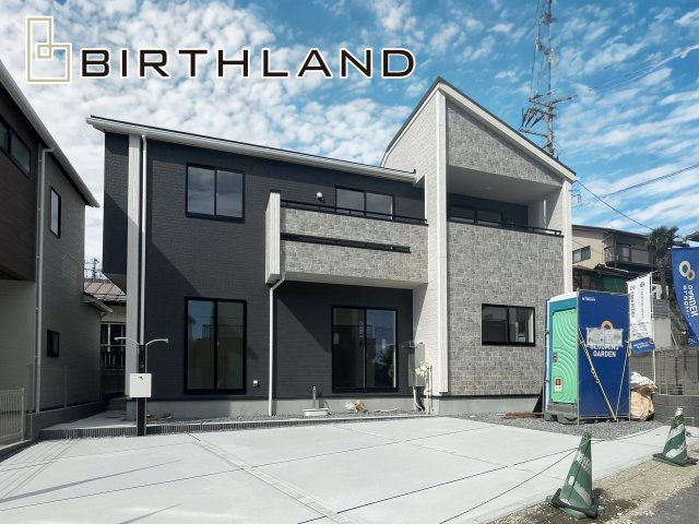 新築戸建・建売　郡山市菜根四丁目　長期優良住宅　桜小・郡山三中の外観|＜2号棟＞9月中旬完成予定！完成までは同仕様物件でのご案内も可能です。