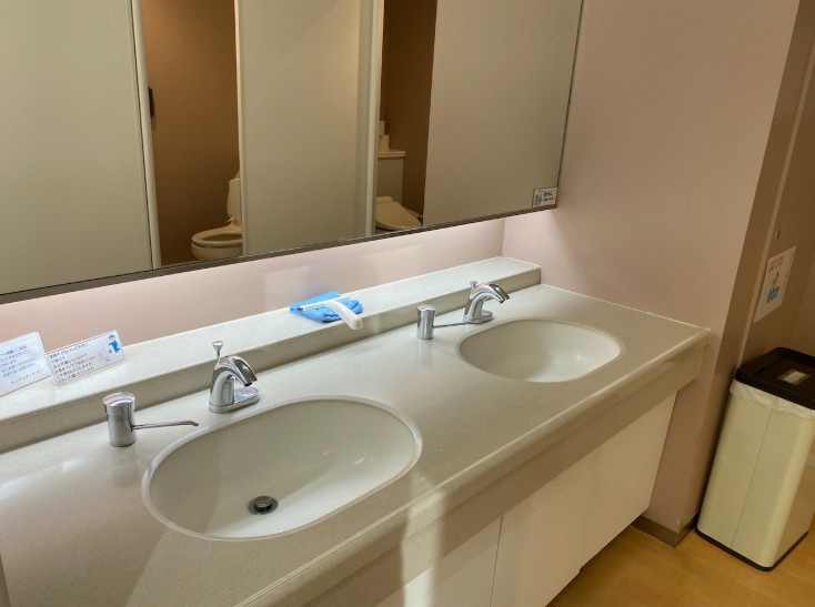 サンマリオンタワーの洗面所