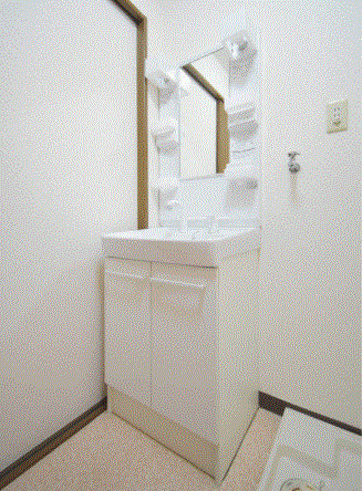 内野ハイツ【キャッシュバック対象物件】の独立洗面台|独立洗面台です