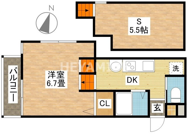 玉園UK　の間取り