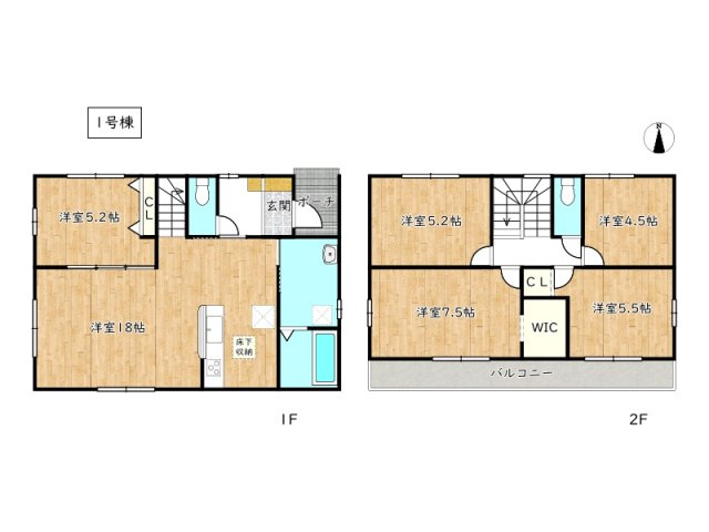 【間取り】 | 姫路市広畑区蒲田2期／全2棟