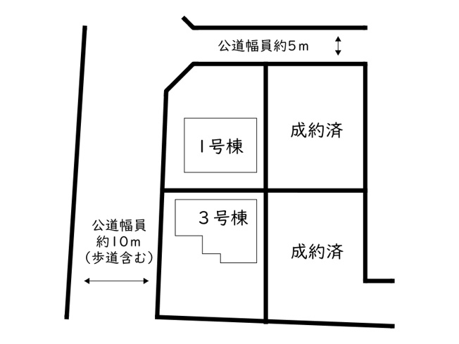 【区画図】 | 姫路市広畑区蒲田2期／全2棟