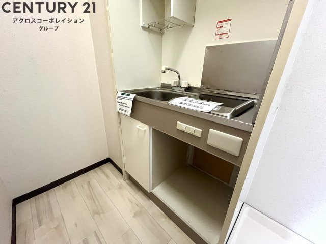 1口IHコンロ付きのシンプルなキッチンです☆