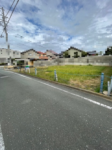 売地　豊川市伊奈町古当48-1，48-3の前面道路含む現地写真|前面道路