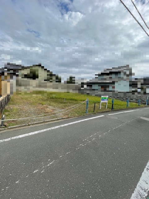 売地　豊川市伊奈町古当48-1，48-3の前面道路含む現地写真|前面道路