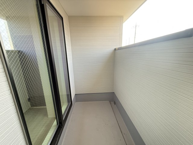 リナージュ前橋市朝日町2丁目25-1期　1号棟のバルコニー|陽当たり良好な南面バルコニーです