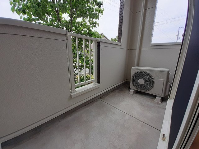 アメニティ・アミノウチＡのバルコニー