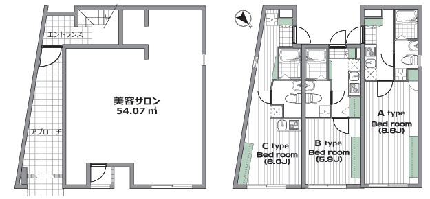 アージュドール白山の間取り