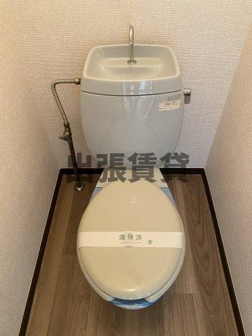 仲介手数料0円！！サンシティ鈴和A棟B棟のトイレ