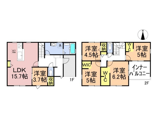 リーブルガーデン　各務原市那加琴が丘2丁目　全1区画分譲の間取り|■1号棟　■ヤマダ不動産　株式会社リライフ　
■夢のマイホーム購入をフルサポートします！