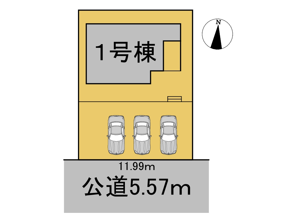 リーブルガーデン　各務原市那加琴が丘2丁目　全1区画分譲の区画図|■区画図
■YAMADA電機の　ヤマダ不動産　株式会社リライフ　
いつでもお問合わせ下さい。