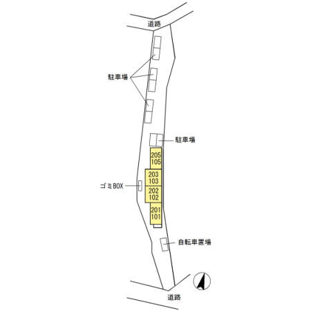 シャルロッテの区画図